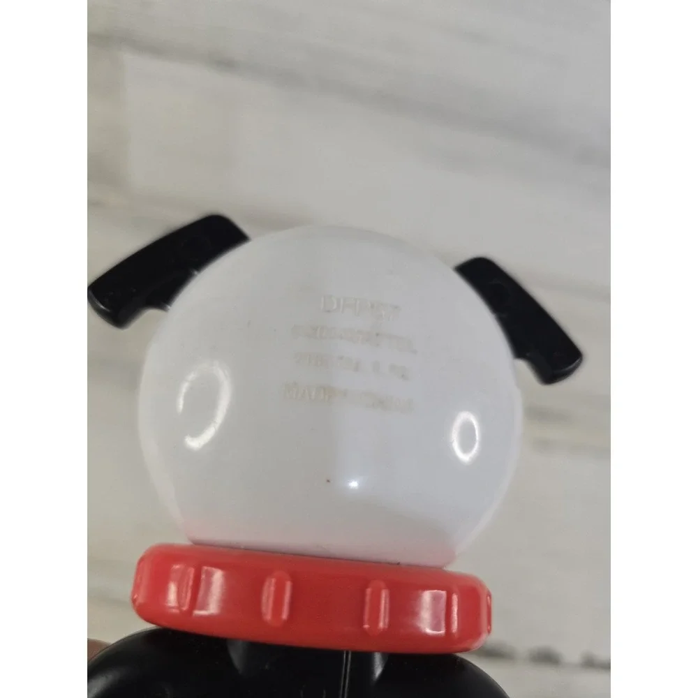 Fisher-Price Puppy Rattle Clacker DFP57 Black White Dog Baby Toy Mattel 2014